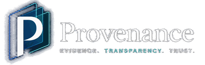 Provenance: Evidence. Transparency. Trust.
